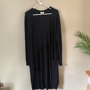Old Navy Black Open Front Cardigan